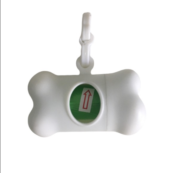 Zippy Paws Dog Water Bowl + Bone Bag Dispenser - Picture 4 of 4